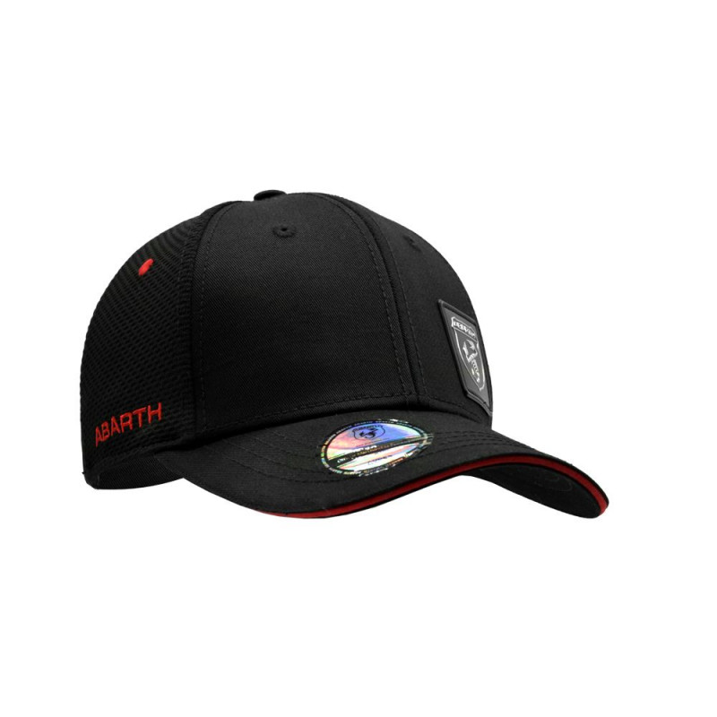 Cappello sportivo di marca B.V. Scuderia Ferrari F1 nero carbonio